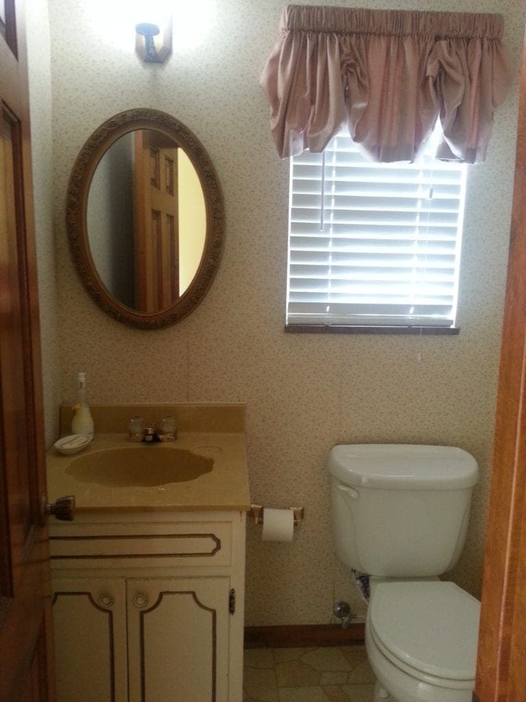 Maryville Main Floor Remodel - Original Half Bath