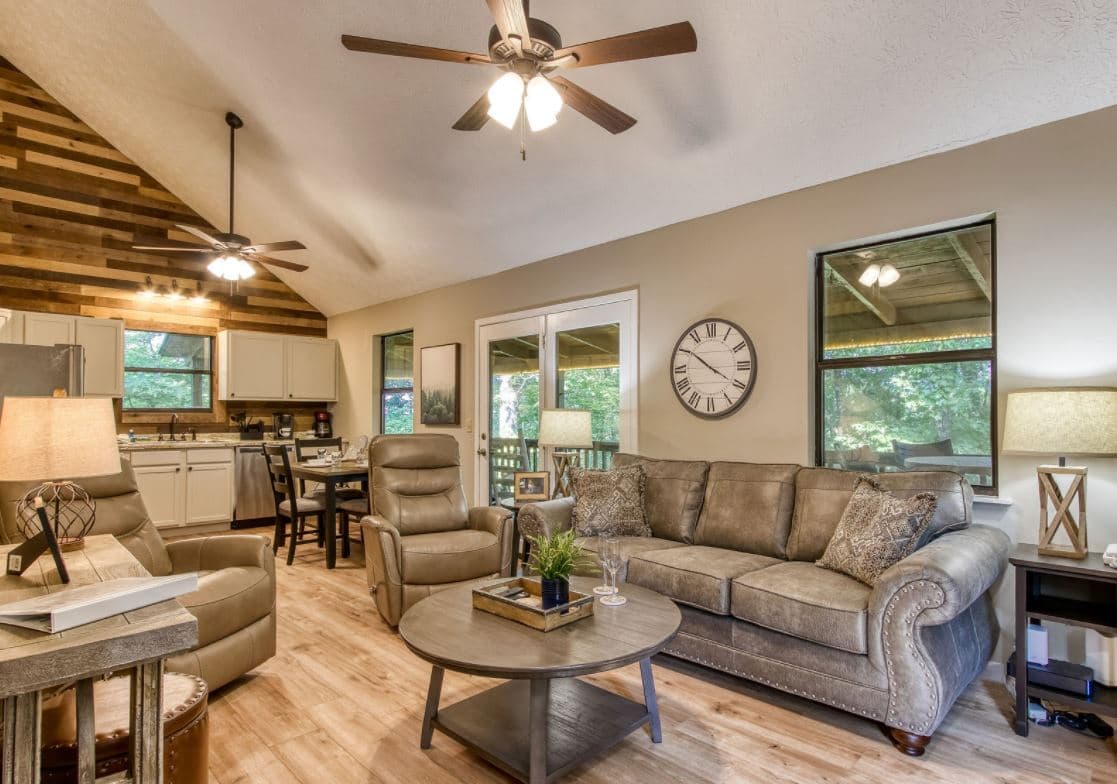 Pigeon Forge Vacation Rental Remodel - After Living Area