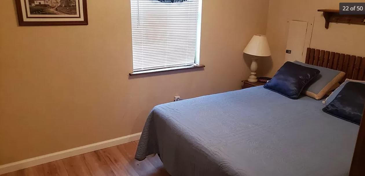 Pigeon Forge Vacation Rental Remodel - Before Queen Bedroom