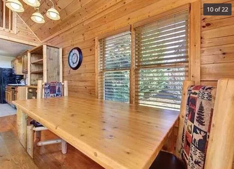 Gatlinburg Vacation Rental Refresh - Before Dining Area
